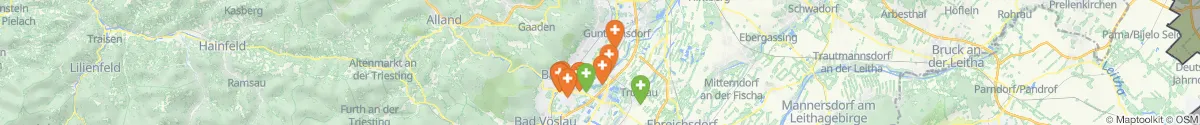 Map view for Pharmacies emergency services nearby Traiskirchen (Baden, Niederösterreich)